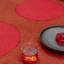 Habitat Festival Hand Tufted Polka Dots Area Rug in Red/Dark Brown-1406182106