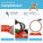 Plastic Cat Exercise Wheel With Interactive Toy For Indoor Cats With Replaceable Runway And Safety Lock-1592192206-1592192193