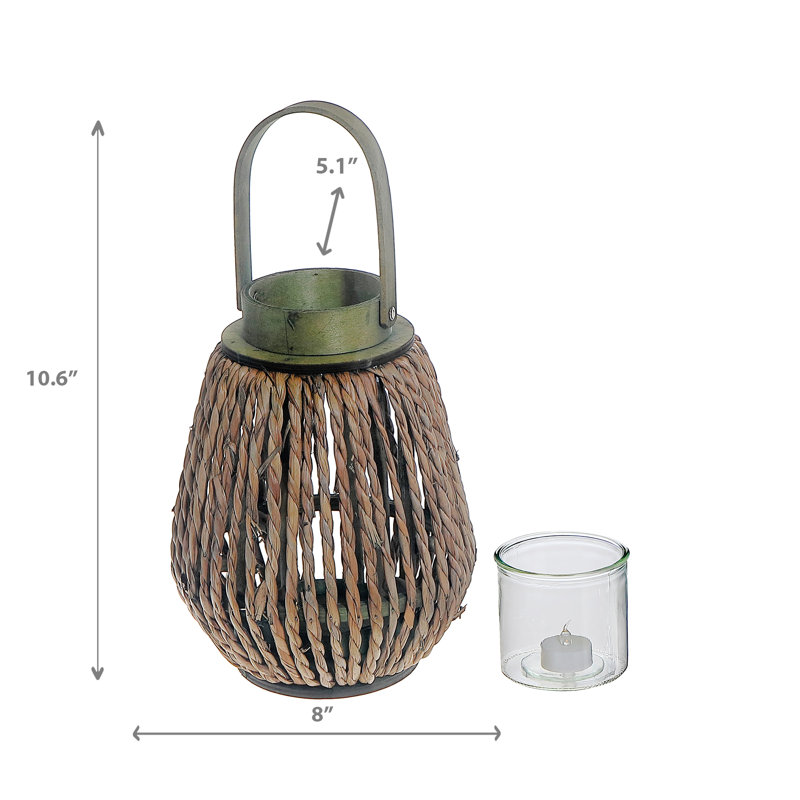 Lanterne Lucia, H 10 po x l 6,7 po x P 6,7 po