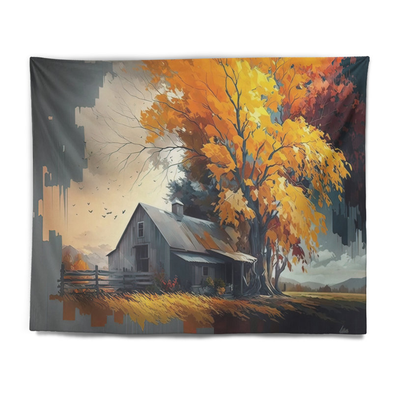 Red Barrel Studio Landscape Wall Tapestry, 50" H x 60" W