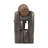 10.4X9.4X19.1" Decorative 3 Tier Bucket Fountain With Lights And Pump, Brown