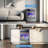 24 Inch Beverage Refrigerator, Wine and Beverage Refrigerator with Glass Door, 37-64°F Cooling Under Counter Refrigerator, Wine Fridge 15 Bottles & 118 Cans Capacity for Home Bar Kitchen
