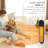 HomCom 1500 Watt 6450 BTU Electric Tower Space Heater with Adjustable Thermostat , Remote Included and with Digital Display