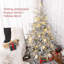 Arbre de Noël artificiel enneigé 5 pi