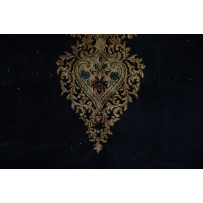 Tapis traditionnel antique à teinture végétale 10 x 17