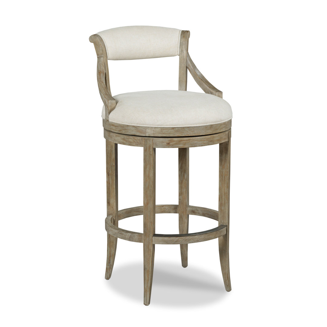 Taylor Swivel Upholstered Counter Stool Woodbridge Furniture Seat Color/Frame 