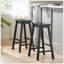 Le tabouret de selle, adapté à la zone de service, utilisable seul ou avec une table et un banc assortis, facilite le divertissement des invités