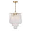 Luminaire suspendu en laiton vieilli 4 lumières Hamdiye-983052468