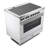 Verona Ultima Series 36 Inch Induction Range with 5 Induction Elements-101049612