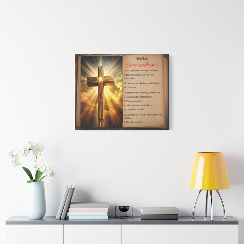 No Frame Print on Canvas, 12cm H x 16cm W