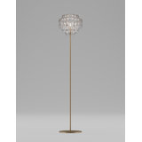 Giogali Floor Lamp Crystal Amber Matt Bronze 1 E26 Ul 1