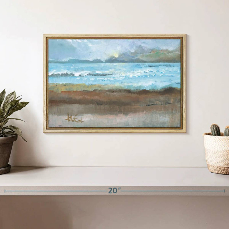 Moments II, Cadre flottant en bois naturel, 13 po x 9 po