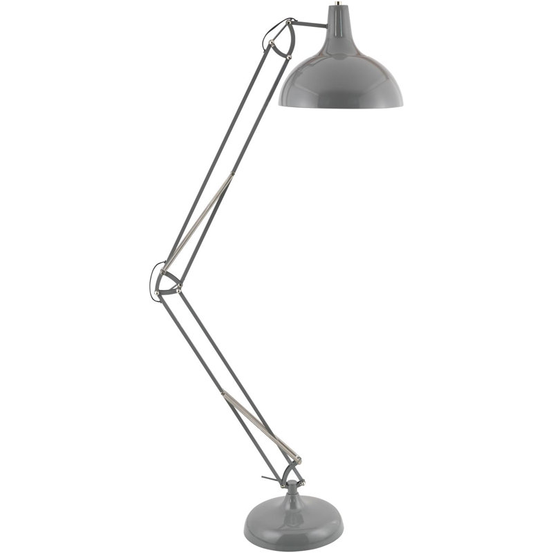 Lampe sur pied Nevide, Gris
