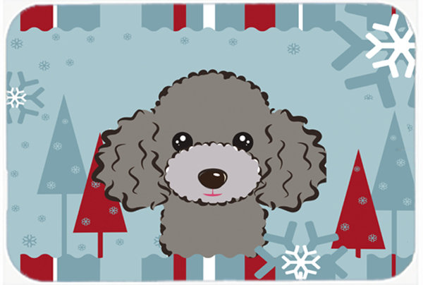 Planche à découper en verre Tatig Poodle, Gris argenté