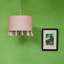 24 cm H Drum Cotton Pendant Shade ( Clip On )-44574137
