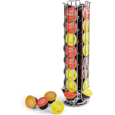 Rotating Coffee Capsules Holder for 32 Pods Storage