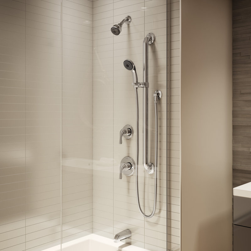 Origins Single Handle Single Spray Tub and Shower Faucet - 1.5 GPM (Valve Included), Chrome