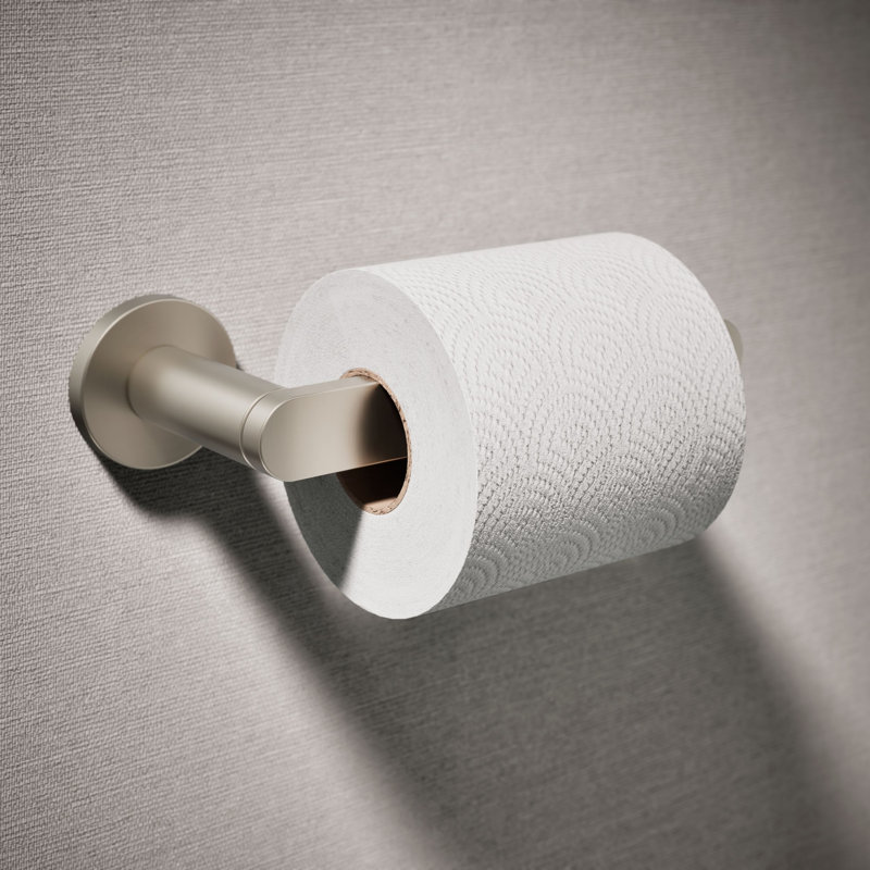 Wall Mount Toilet Paper Holder, Gray