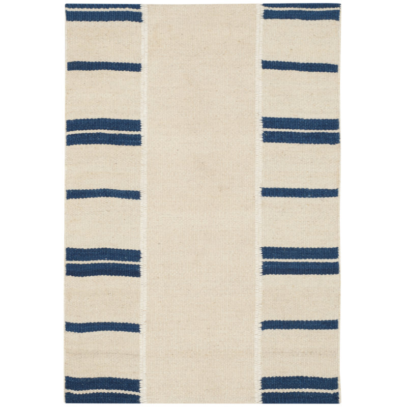 Ralph Lauren Sagaponeck Stripe Patch Wool Striped Rug, Rectangle 2' x 3'