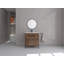Meuble-lavabo simple avec comptoir Brexli 30