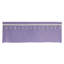 Rideau de cantonnière à pompon mauve à imprimé étoile mauve avec bordure festonnée-2017808513