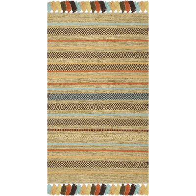 Montauk Hand Woven Cotton Striped Rug