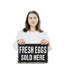 Plaque en plastique Fresh Eggs 11 po x 17 po-119526424