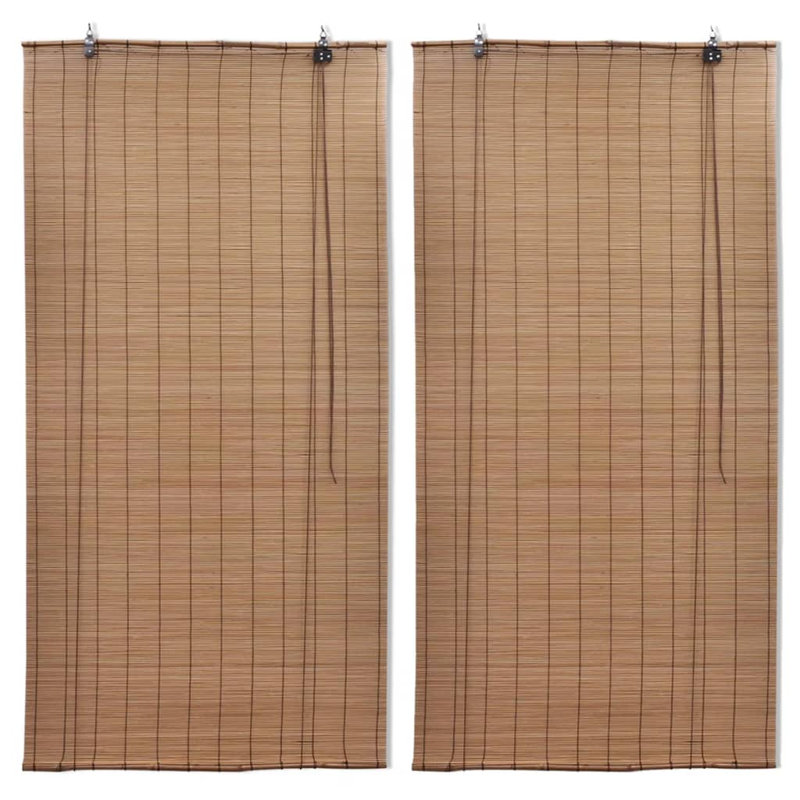 Semi Sheer Bamboo Roller Blind, 160 cm L x 80 cm W