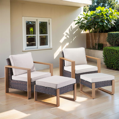 Chaise longue d'extérieur en acier thermolaqué Allcot