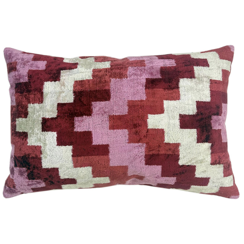 Velvet Lumbar Pillow Cover & Insert