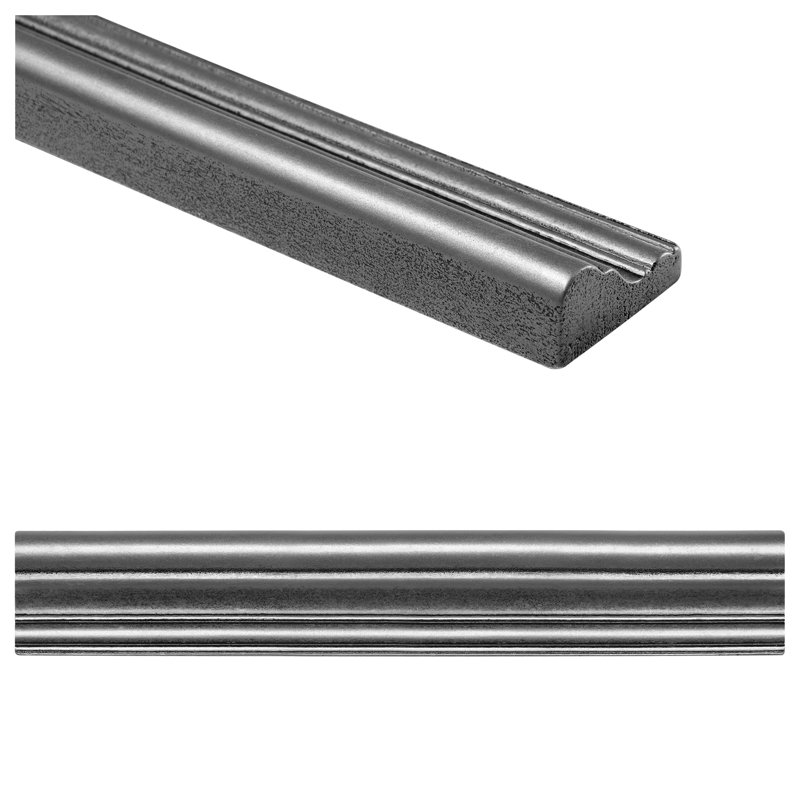 Garniture de tuile de chaise l 2 po x l 12 po, Étain