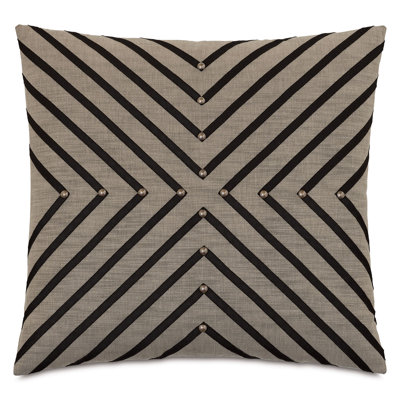 Housse et insert de coussin décoratif carré en mélange de coton Talena