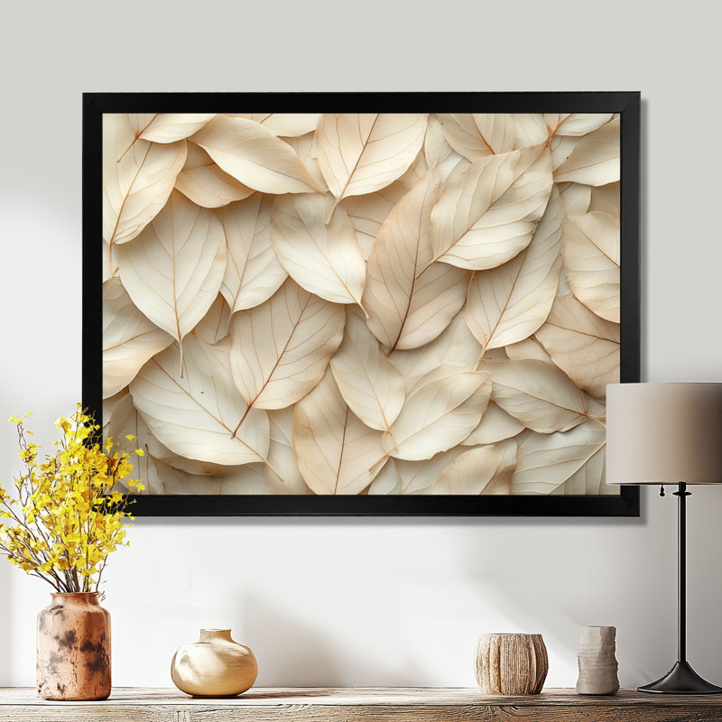 Jabrion - Floral Large Wall Art, H 16 po x l 32 po, Reproduction encadrée d'une seule photo, Noir, noir, noir, noir