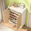 Armoire à chaussures en bois à 7 niveaux