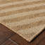 Tapis d'intérieur / extérieur brun à motif de chevrons Elisabet-23569008
