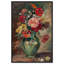 Art floral sur toile, vase vert-105309814-105309820
