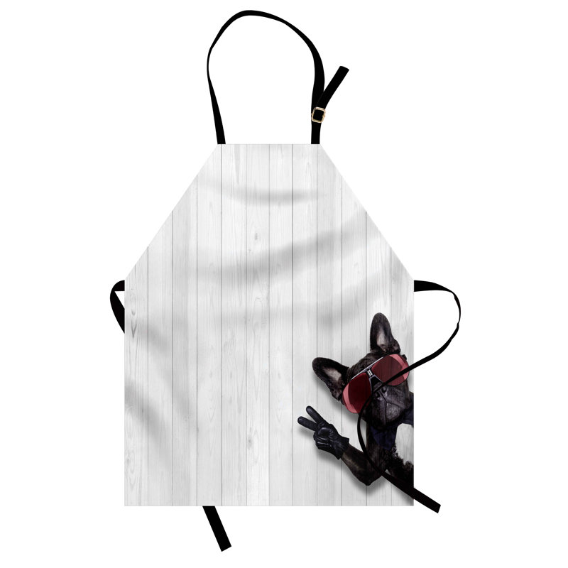 No Pattern Bib Apron