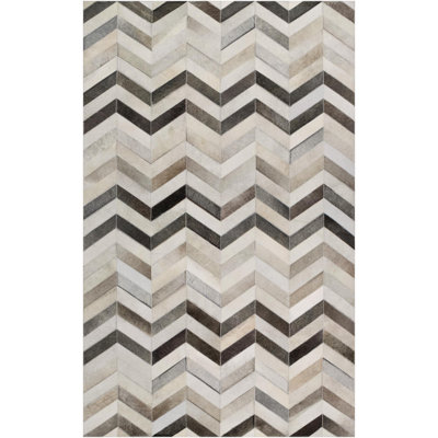 Trail Area Rug in Ivory, Gray