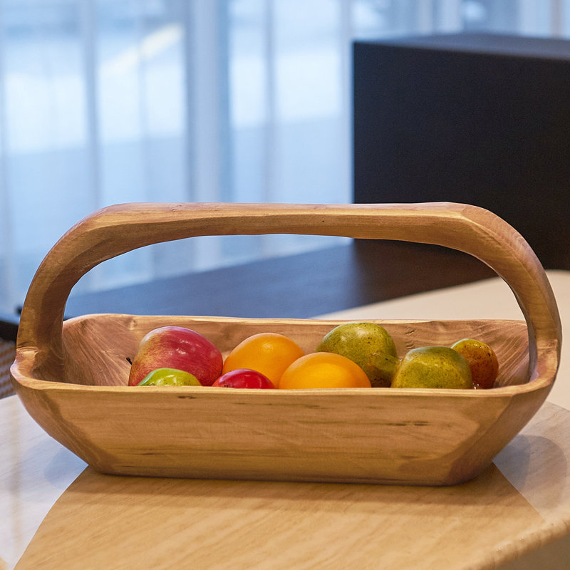 SERENTA Wood Fruit Basket