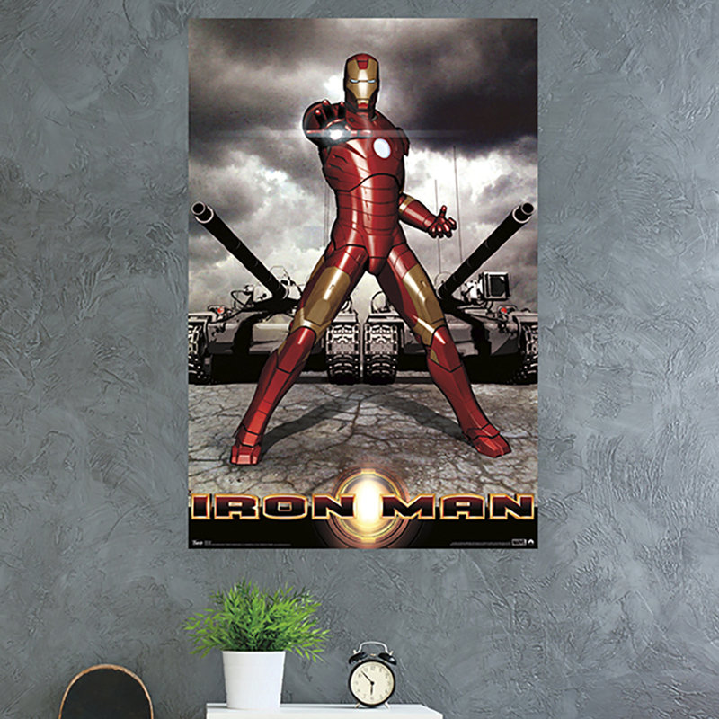 Impression sur papier man iron