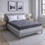 Matelas, matelas hybride 14 po avec ressorts ensachés Mousse à mémoire de forme, rouleau compressé & amp; En boîte | Très grand | Gris clair-2125574874