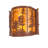 Rustic Lodge Flush Mounted Sconce