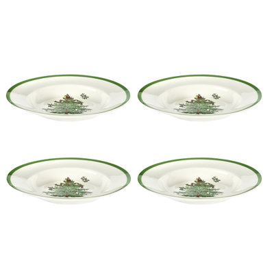 Spode Christmas Tree Soup Plate 9"