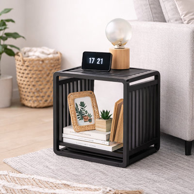 Organisateur de tablettes empilables en bambou Smart Kube