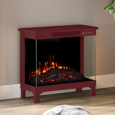 Foyer électrique 3 côtés Modern Ember Skyline Smart