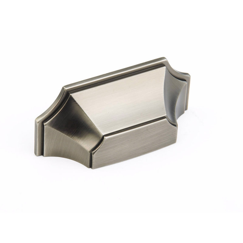 Empire Cup / Bin Pull, Antique Nickel