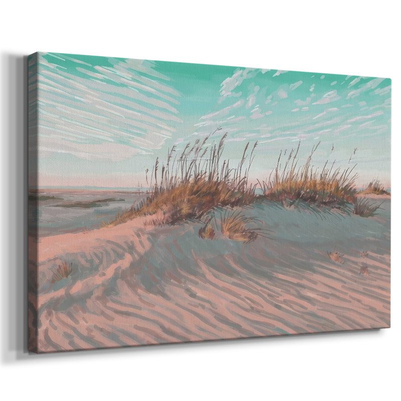 Dunes à l'aube III - Cavas enveloppés de galerie, 18 x 27