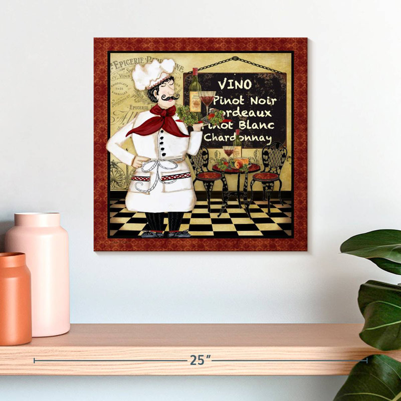 Chef bistro Yarlin, H 16 po x l 16 po