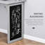 Bureau pliable avec tablette latérale et tableau noir