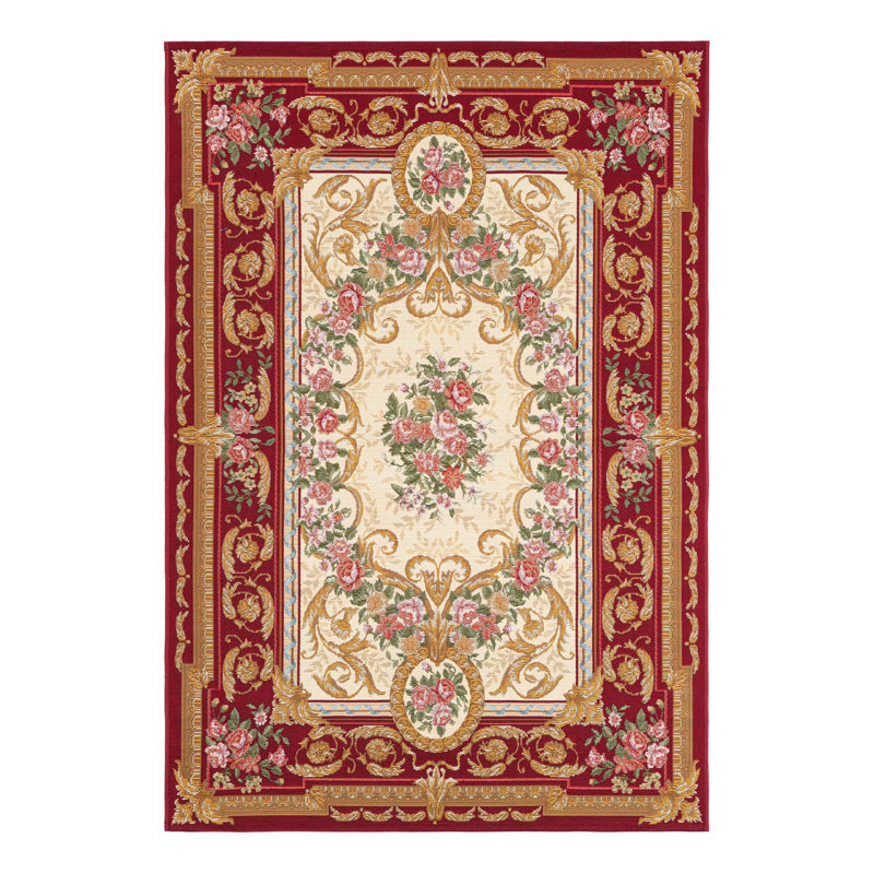 Tapis d'extérieur traditionnel, Rectangle 4 pi 1 po x 6 pi 1 po